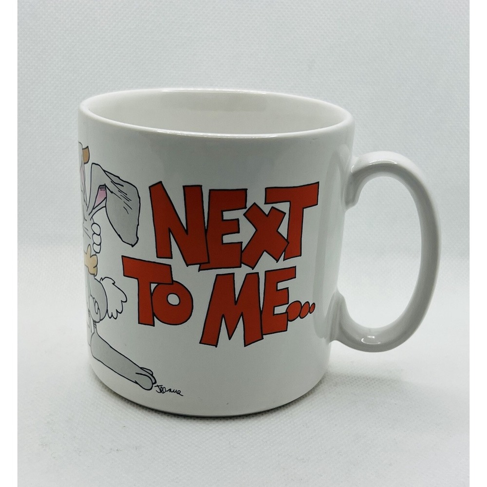 Vintage 'I Love You Best NEXT TO ME' ❤️ 1985 United China & Glass Co Ceramic Mug - Picture 4 of 9